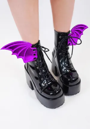 Bat Wings [Purple] | SHOE ACCESSORY [PAIR]