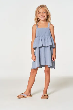 Girls Coastal Cloth Flouncy Sundress