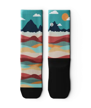 Head In The Clouds Crew Socks