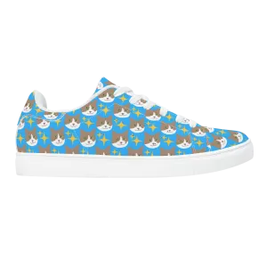 Mr. Peaches Low Top Vegan Leather Unisex Sneakers